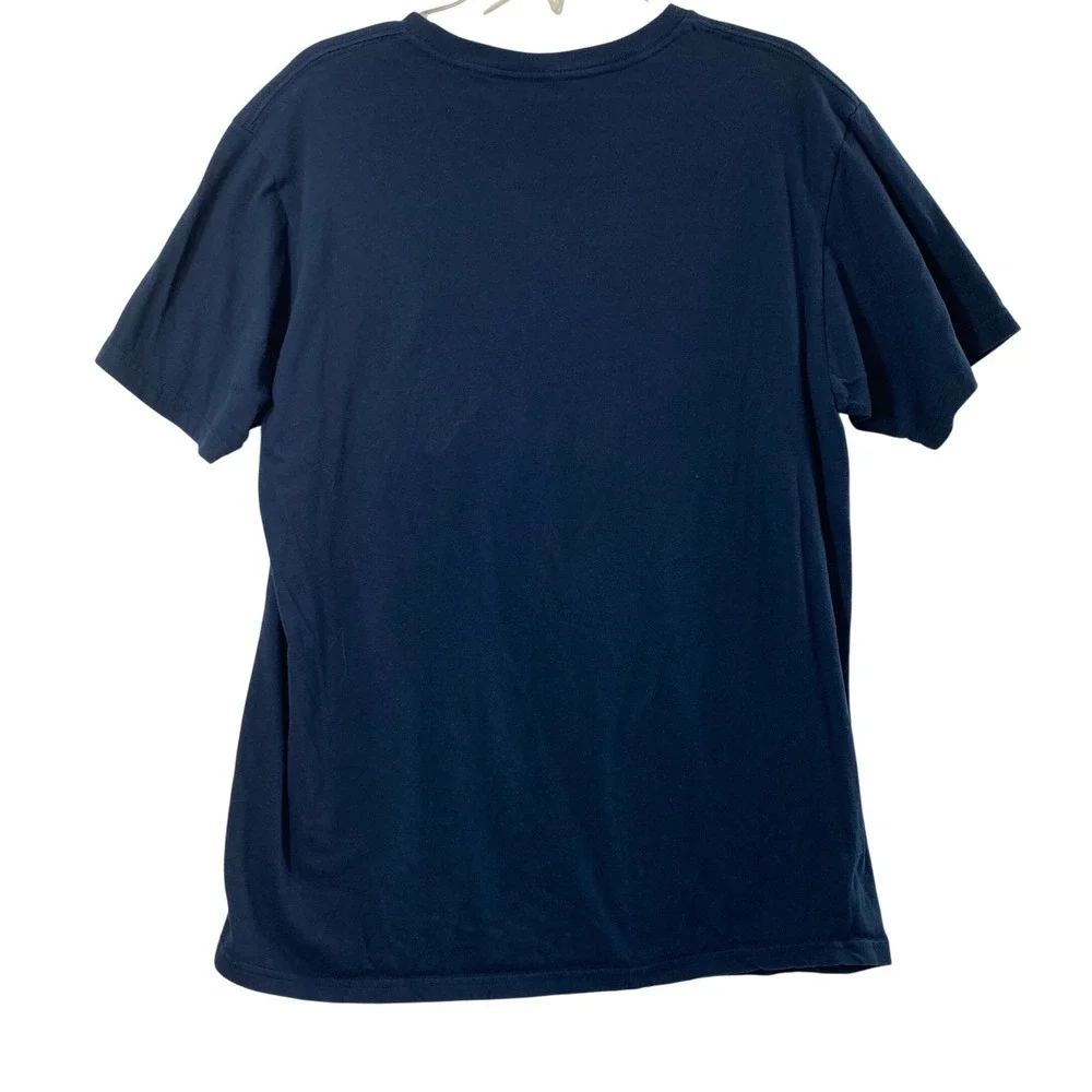 Levis Mens Large Graphic T-Shirt Navy Blue‎ American Quality Original Logo Tee
